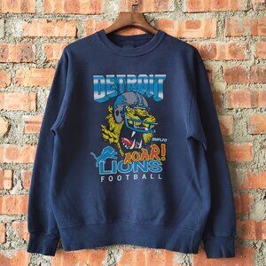 Vintage Detroit Lions Football Sweatshirt Detroit Lions Game Day Men Women Shirt